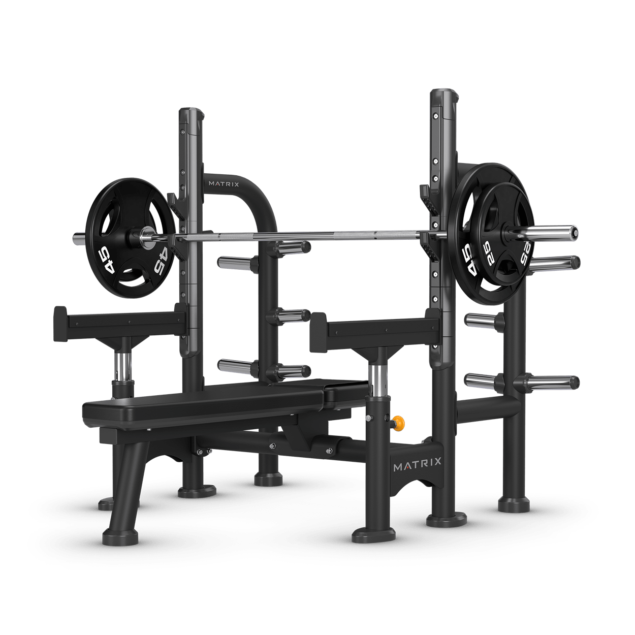 Flat Bench w/Safety Arms